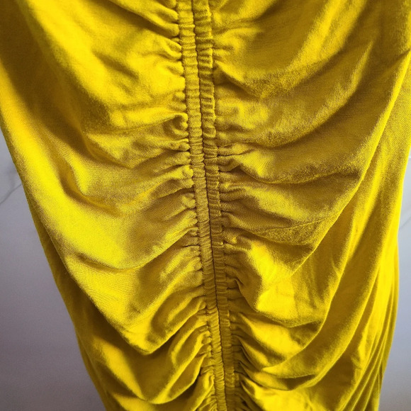 Future Collective Dress / Olive Oil / Rusched / Size 1X - Picture 3 of 6